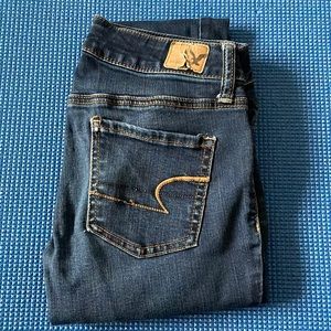 American eagle low rise jeggings. 0-short